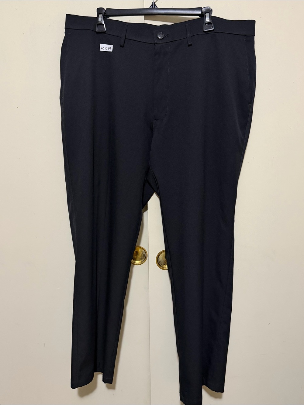 Haggar Black Men's Dress Pants ๐